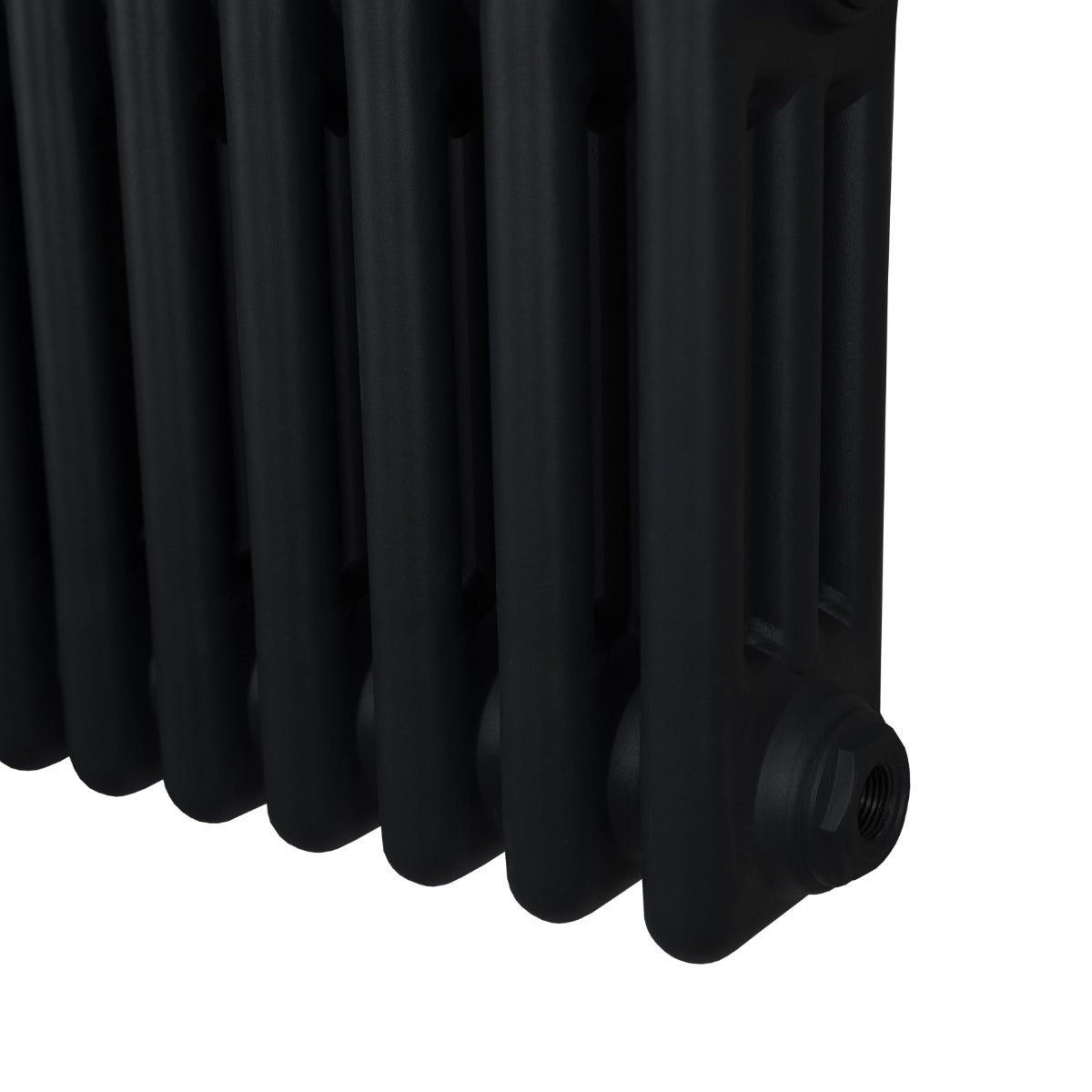 Radiador Tradicional Horizontal de 3 Columnas - 600 x 832mm - Negro