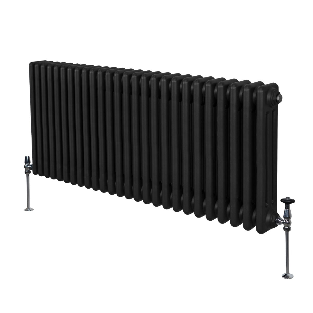 Radiador Tradicional Horizontal de 3 Columnas - 600x 1192mm - Negro