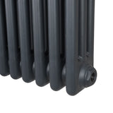 Radiador Tradicional Horizontal de 3 Columnas - 600x 1462mm - Gris Antracita