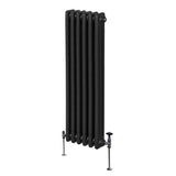 Radiador Tradicional Vertical de 3 columnas – 1500 x 292mm - Negro