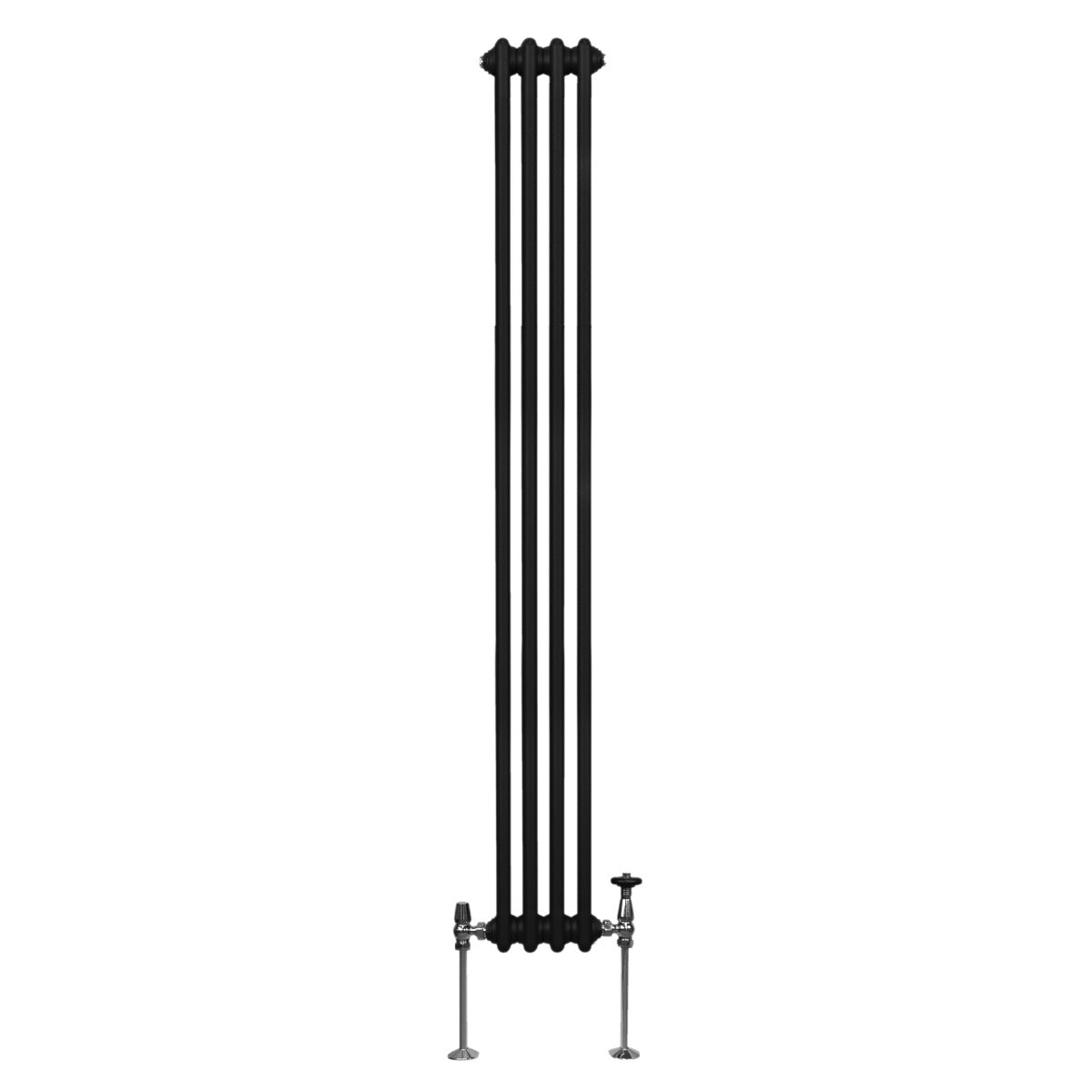 Radiador Tradicional Vertical de 3 columnas – 1800 x 202mm - Negro