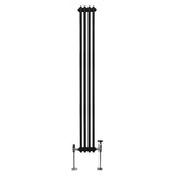 Radiador Tradicional Vertical de 3 columnas – 1800 x 202mm - Negro