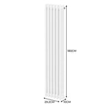 Radiador Tradicional Vertical de 3 columnas – 1800 x 292mm - Blanco