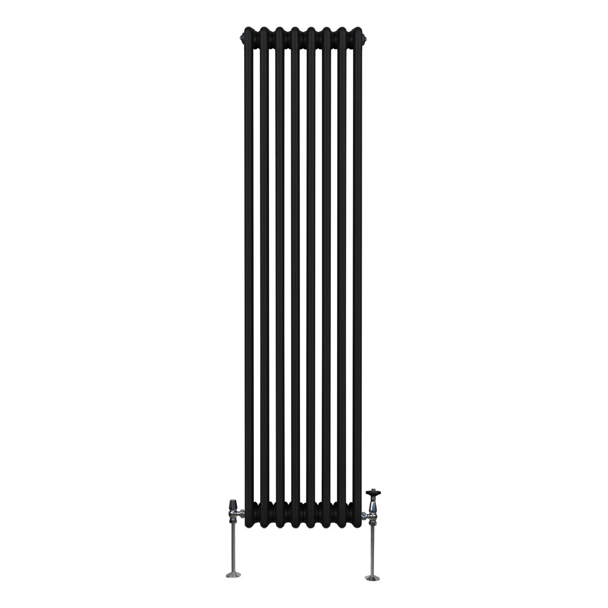 Radiador Tradicional Vertical de 3 columnas – 1800 x  382 mm - Negro