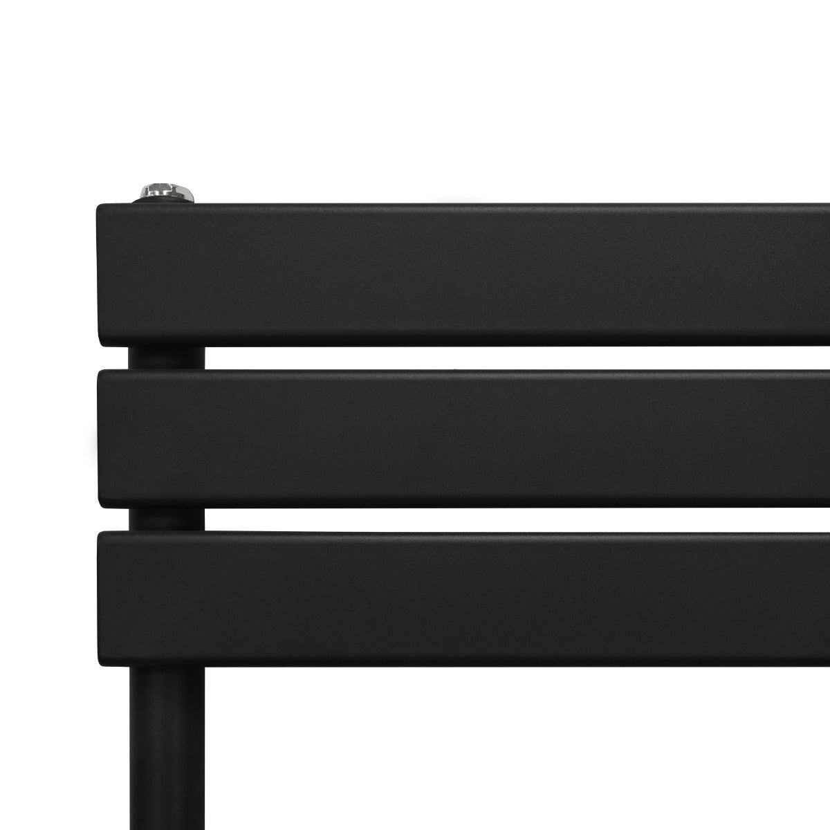 Radiadores Toalleros de panel plano – 1200mm x 450mm – Negro