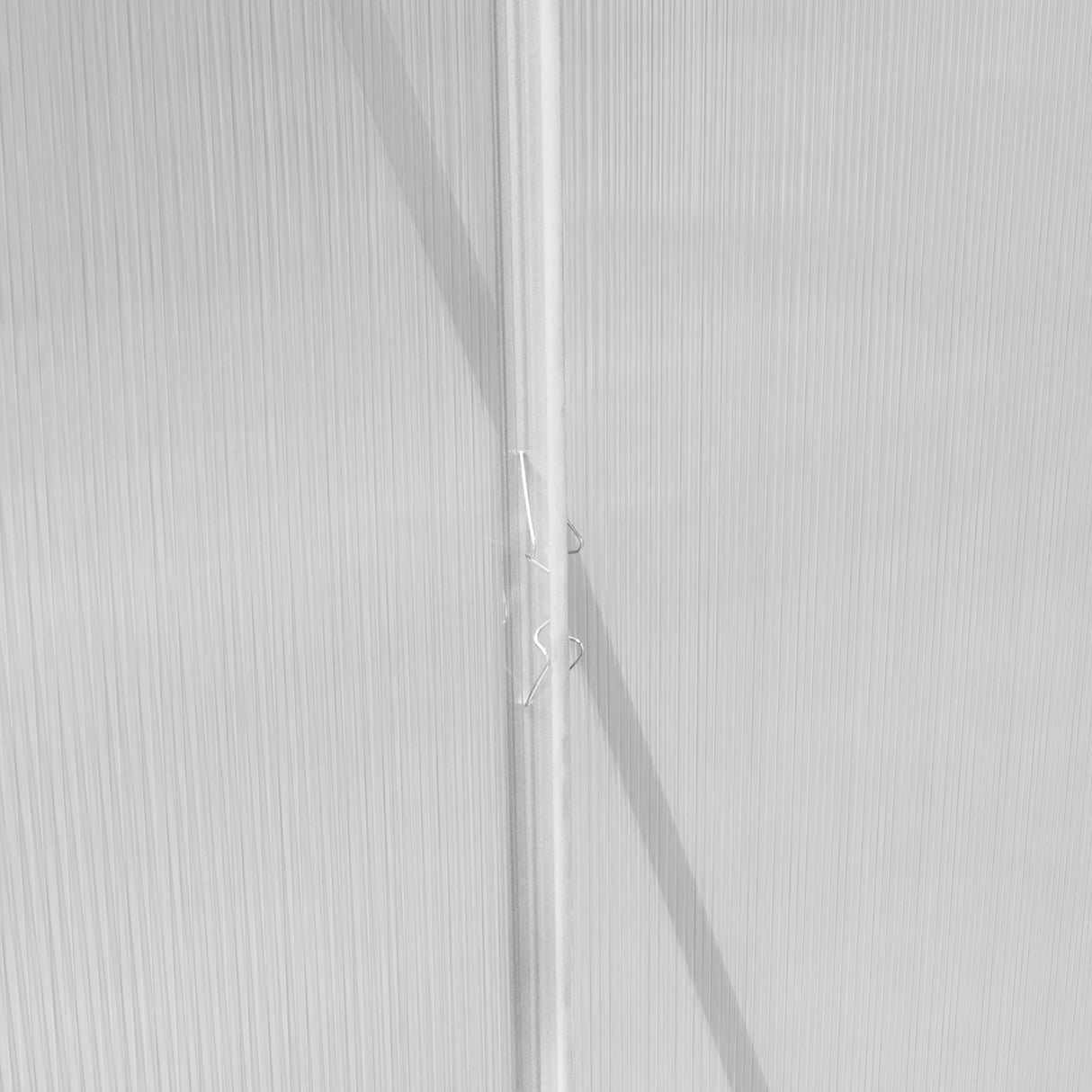 Invernadero de policarbonato de 1,83 m x 2,44 m (plata)