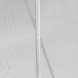 Invernadero de policarbonato de 1,83 m x 2,44 m (plata)