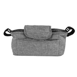 Bolsa caddy organizador para cochecito de mascotas - Tejido Gris