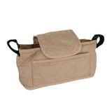 Bolsa caddy organizador para cochecito de mascotas - Beige