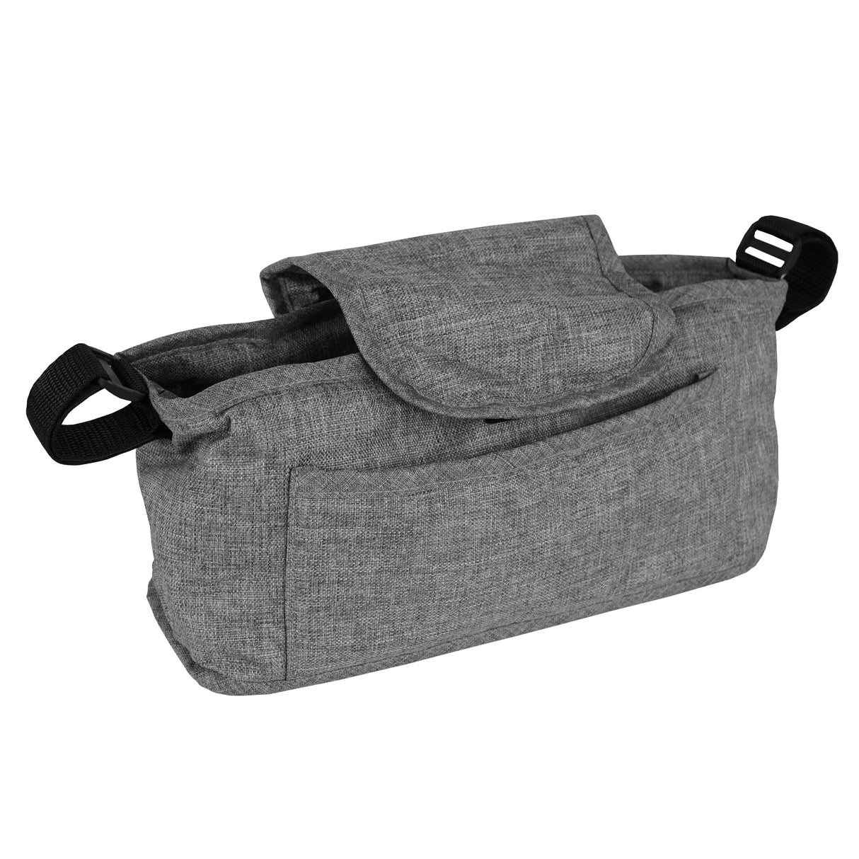 Cochecito para Mascotas con Cubierta de lluvia y Bolsa de Almacenamiento - Tejido Gris