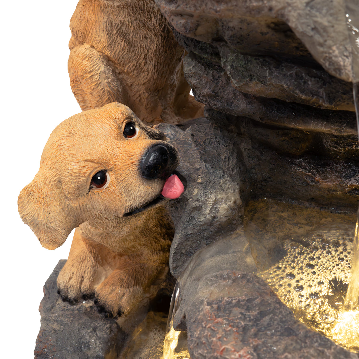 Fuente de Agua de Jardín "Canine Creek"