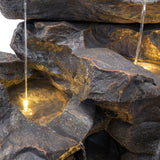 Fuente de Agua de Jardín "Rustic Rapids"