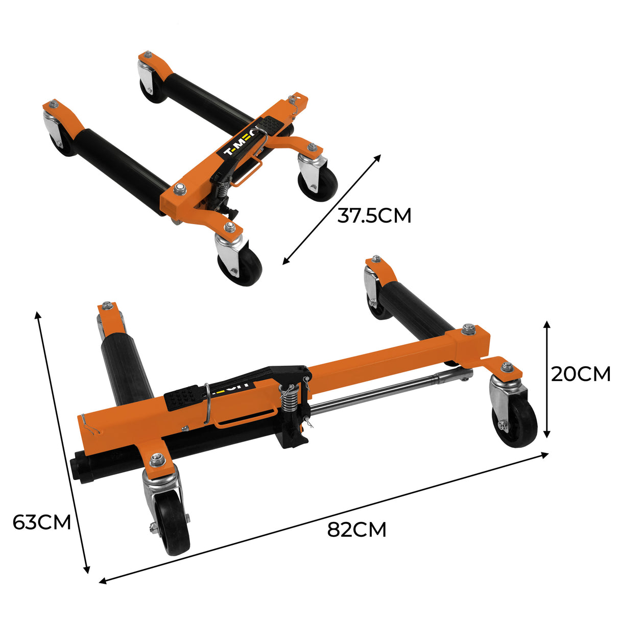 4 Patines Hidráulicos de posicionamiento