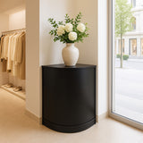 Mostrador Comercial Esquinero CM60 – Negro