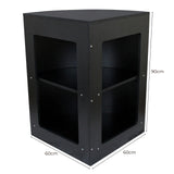 Mostrador Comercial Esquinero CM60 – Negro