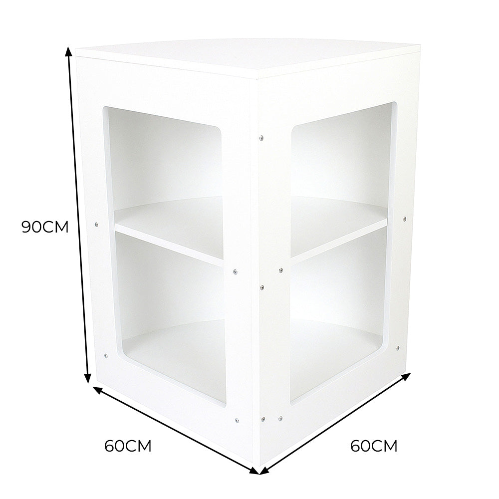Mostrador Comercial Esquinero CM60 – Blanco