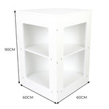 Mostrador Comercial Esquinero CM60 – Blanco