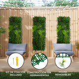 Panel de pared de Jardín Vertical Artificial Alina - 50cm x 150cm (set 2 unidades)