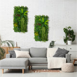 Panel de pared de Jardín Vertical Artificial Alina - 50cm x 100cm (set 2 unidades)