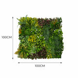 Panel de pared de Jardín Vertical Artificial Cassia - 100cm x 100cm (set 3 unidades)