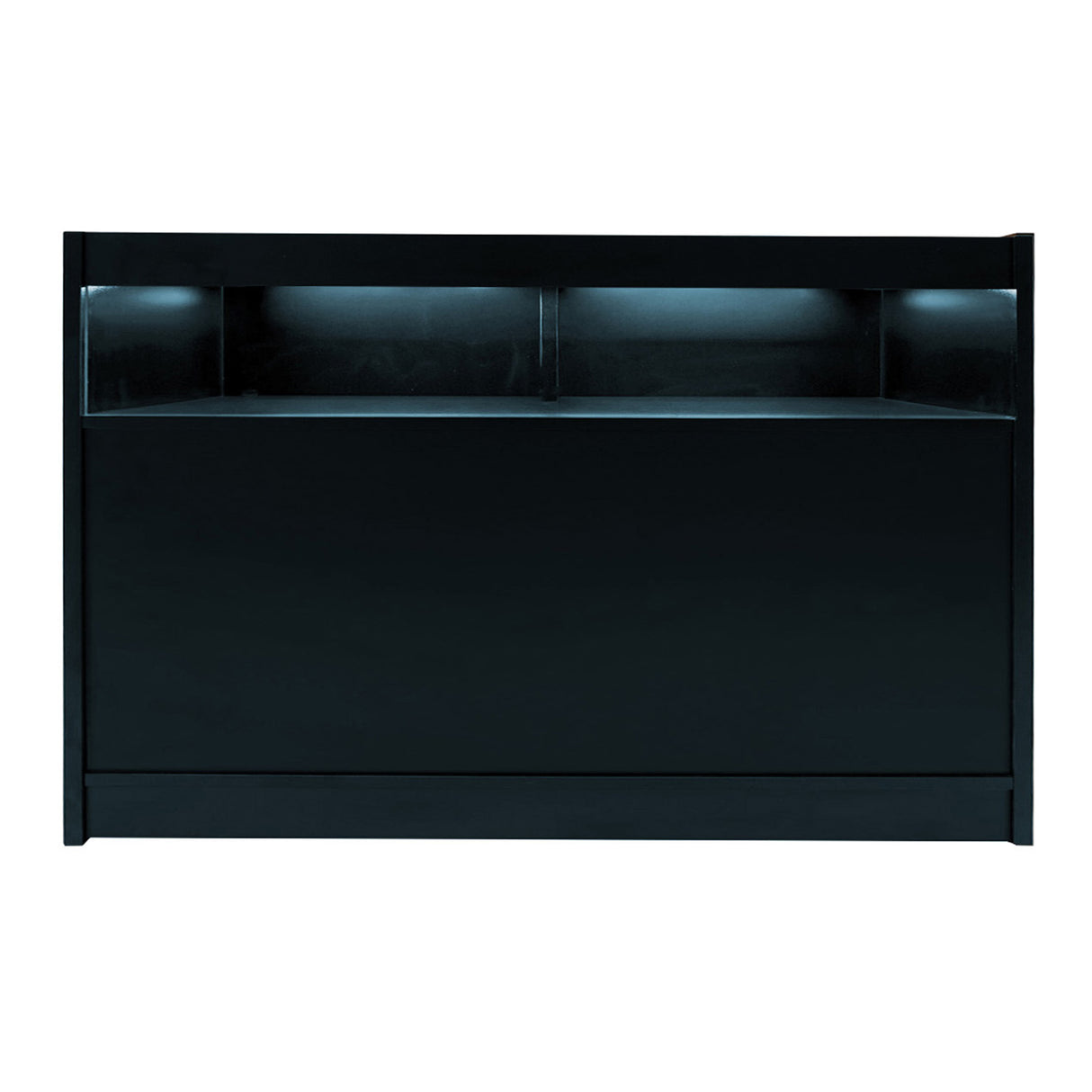 Mostrador Comercial con Luz LED B1500 – Negro