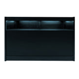 Mostrador Comercial con Luz LED B1500 – Negro