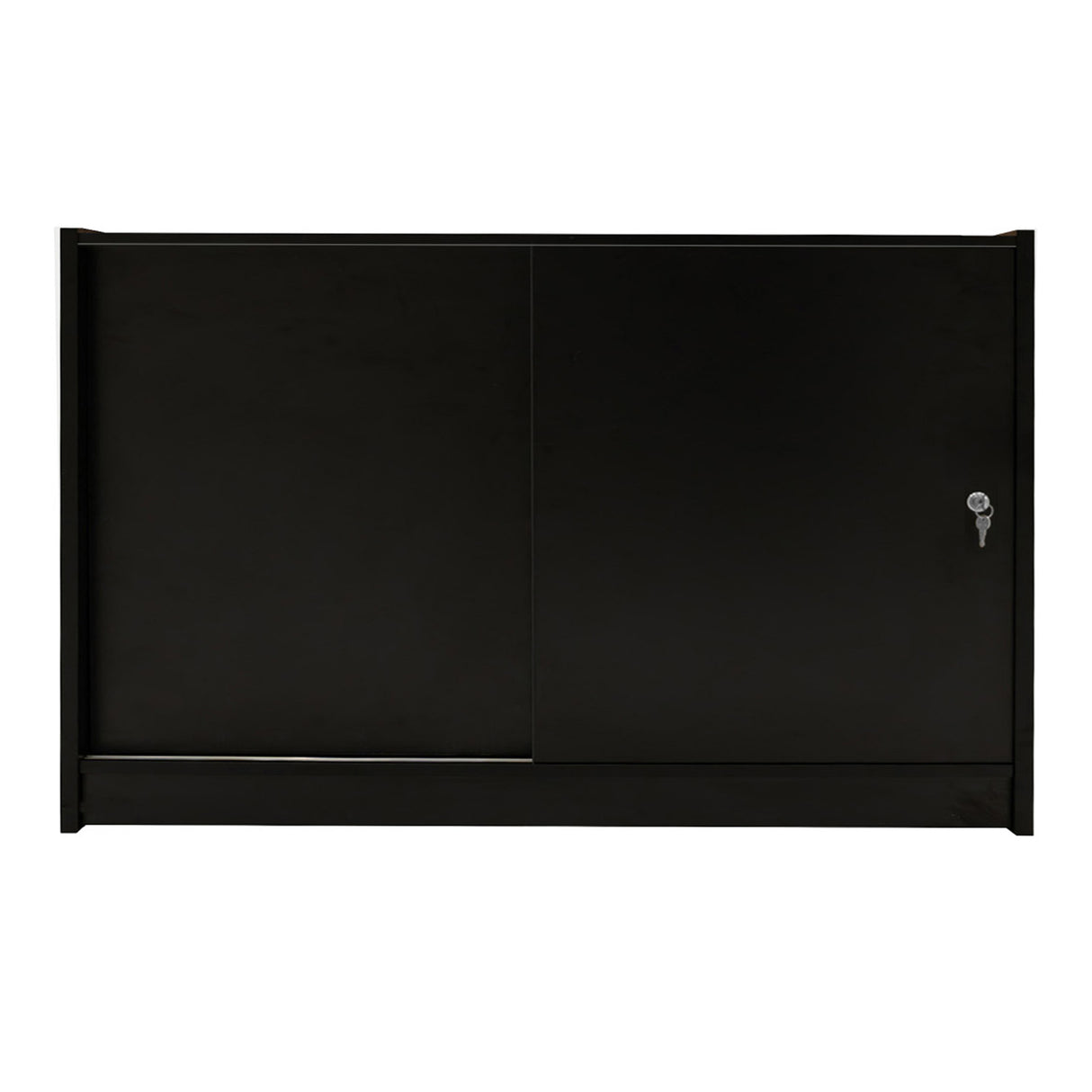 Mostrador Comercial con Luz LED B1500 – Negro