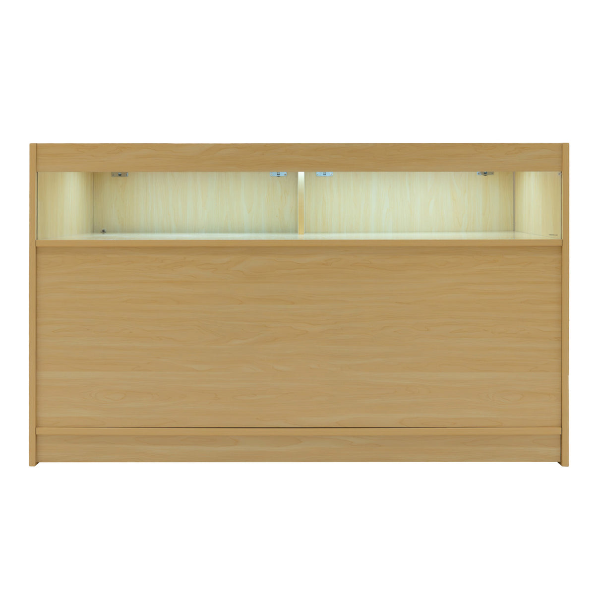 Mostrador Comercial con Luz LED B1500 – Arce