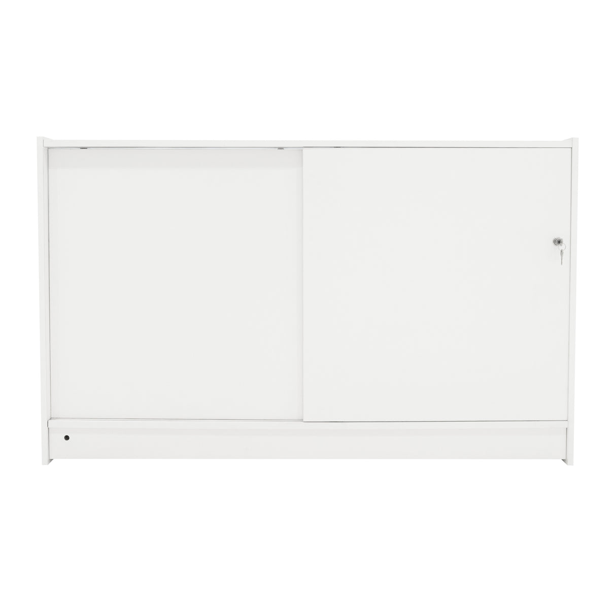 Mostrador Comercial con Luz LED B1500 – Blanco