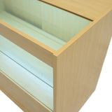 Mostrador Comercial con Luz LED C1500 – Arce