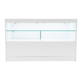 Mostrador Comercial con Luz LED C1500 – Blanco