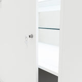 Mostrador Comercial con Luz LED C1500 – Blanco