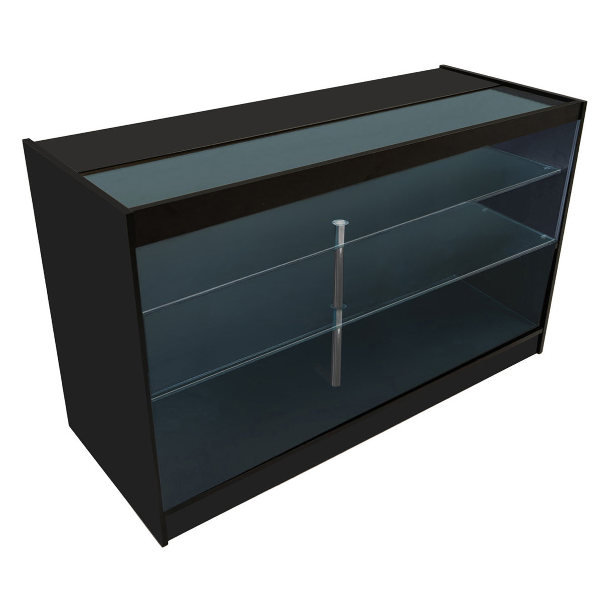 Mostrador Comercial con Luz LED K1500 – Negro