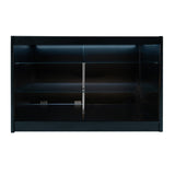 Mostrador Comercial con Luz LED K1500 – Negro