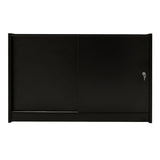 Mostrador Comercial con Luz LED K1500 – Negro