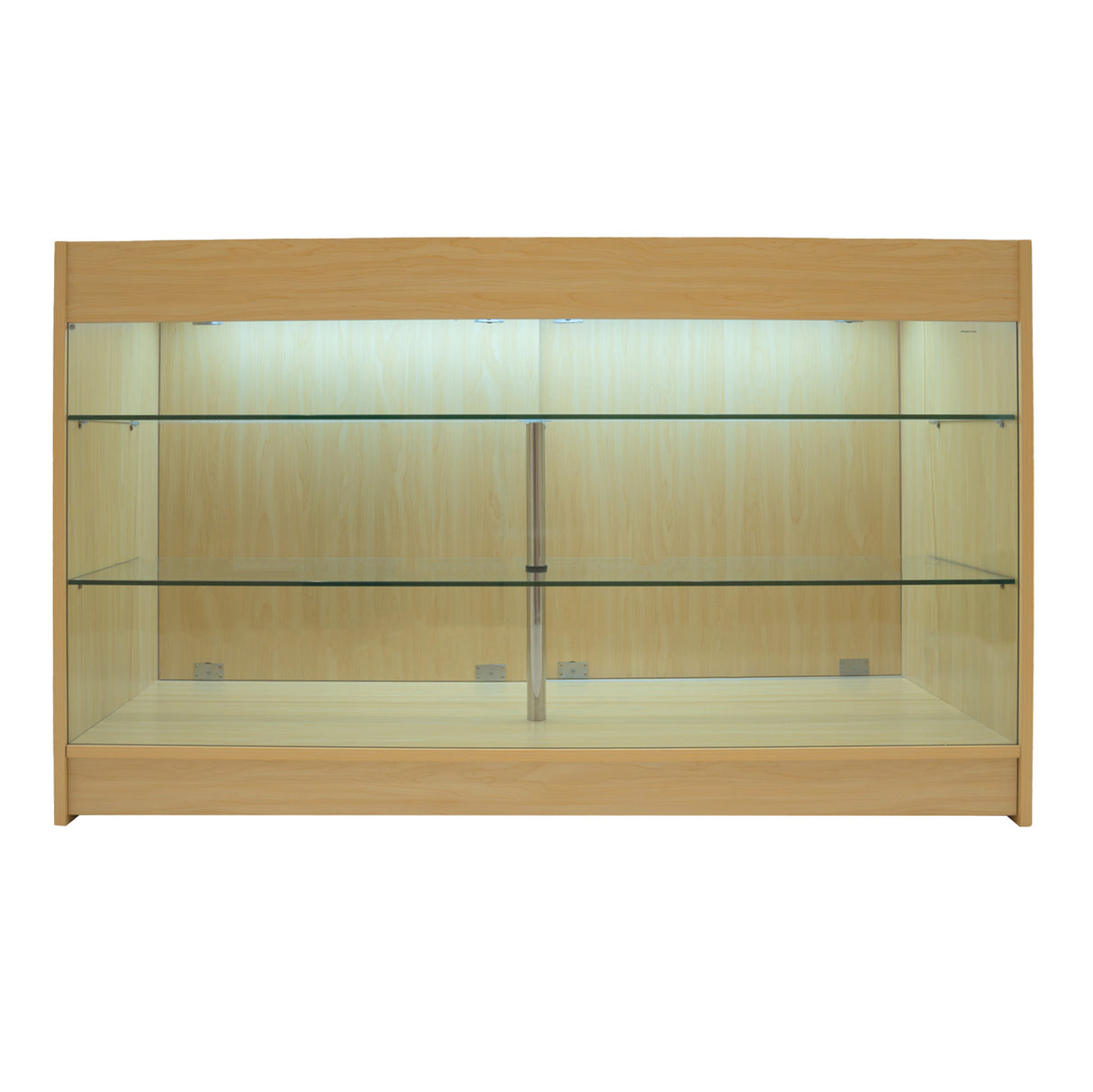Mostrador Comercial con Luz LED K1500 – Arce