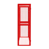 Jaula Plegable para Botellas de Gas - 181cm x 116cm x 57cm  - Roja