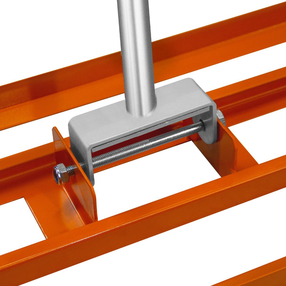 Nivelador de Césped T-Mech de 100 cm (Naranja) y Esparcidor Rotativo