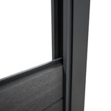 Puerta para Vallas para exteriores de WPC y Aluminio | Gris
