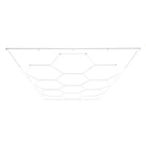 Luz LED Hexagonal de Techo (x10 Hexágonos)