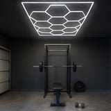 Luz LED Hexagonal de Techo (x10 Hexágonos)