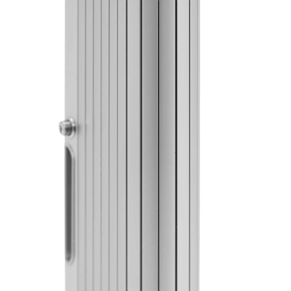 Puerta de Ducha Enrollable para Caravana - Plateada