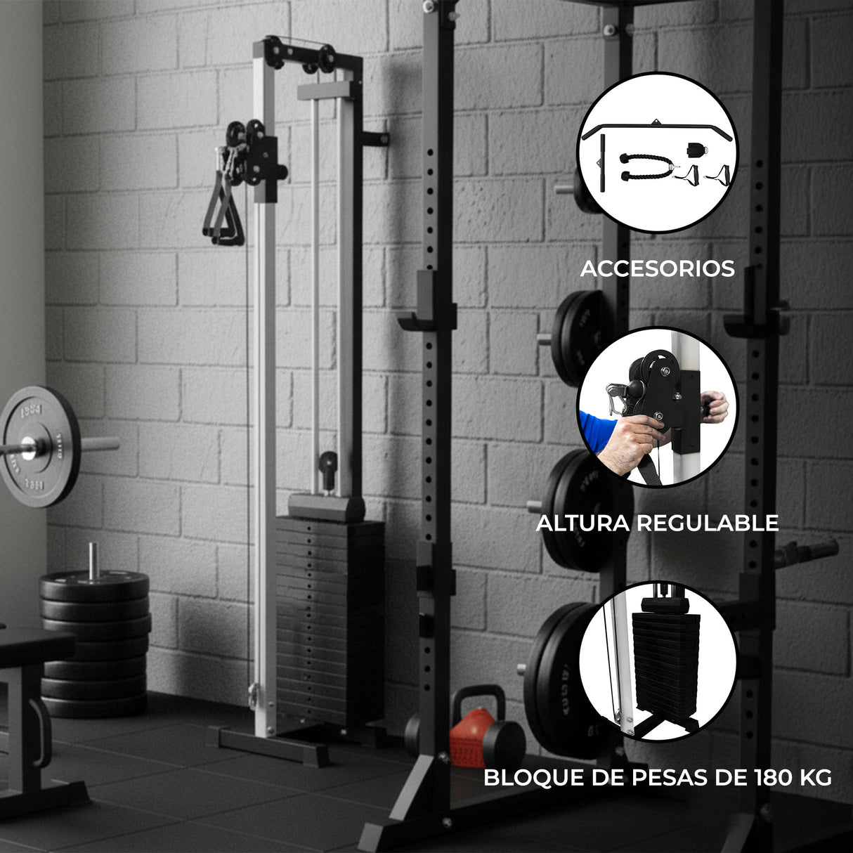 Máquina de Cable de Polea para pared