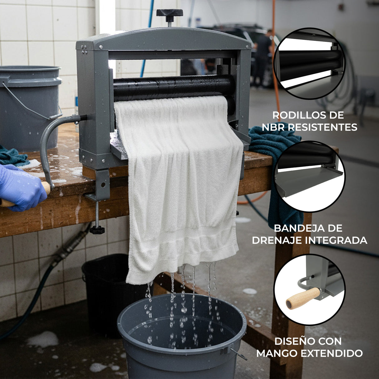 Escurridor Manual para telas