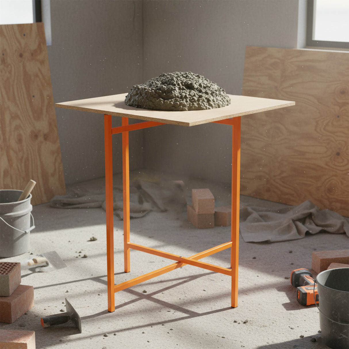 Soporte para Tablero de Mampostería 75cm(Set 5 unidades)