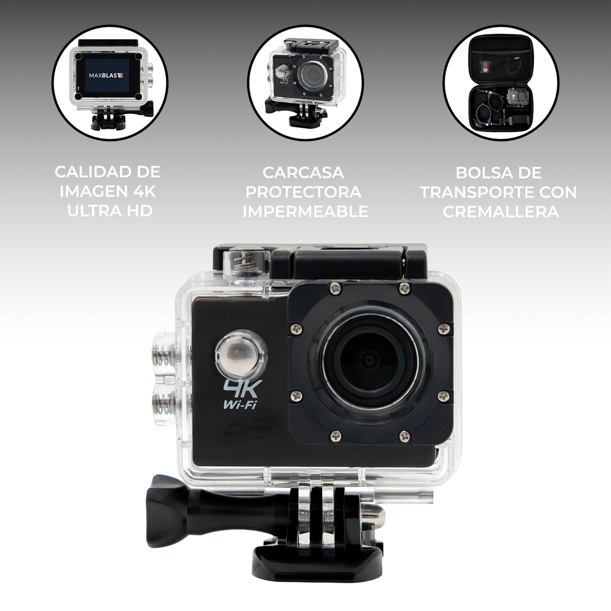 Camara para limpieza de canalones