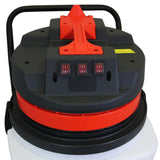 Aspiradora industrial 90L y postes para canalones de 7,2m