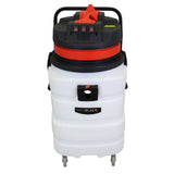 Aspiradora industrial 90L y postes para canalones de 7,2m