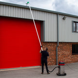 Kit de Limpieza de Canalones con Aspiradora 80L (Manguera de 5m), Tubos Extensibles y Cámara 4K