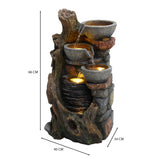 Fuente de Agua Eléctrica para Jardín "Rustic Brook"